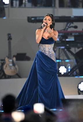 . 07 05 2023. Windsor, United Kingdom. Nicole Scherzinger performing at the Coronation Concert held in the grounds of Windsor Castle, United Kingdom.  xPoolx xi-Imagesx IIM-24359-0107
