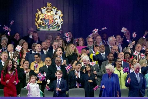 . 07 05 2023. Windsor, United Kingdom. Prince William, the Prince of Wales speaking at the Coronation Concert held in the grounds of Windsor Castle, United Kingdom.  xPoolx xi-Imagesx IIM-24359-0139
