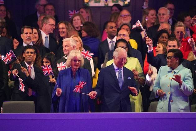 . 07 05 2023. Windsor, United Kingdom. Prince William, the Prince of Wales speaking at the Coronation Concert held in the grounds of Windsor Castle, United Kingdom.  xPoolx xi-Imagesx IIM-24359-0140