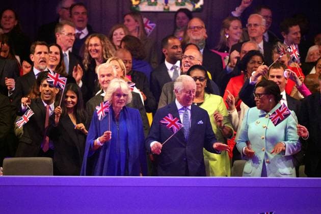 . 07 05 2023. Windsor, United Kingdom. Prince William, the Prince of Wales speaking at the Coronation Concert held in the grounds of Windsor Castle, United Kingdom.  xPoolx xi-Imagesx IIM-24359-0141