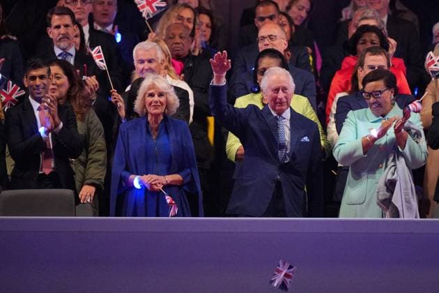 . 07 05 2023. Windsor, United Kingdom. Prince William, the Prince of Wales speaking at the Coronation Concert held in the grounds of Windsor Castle, United Kingdom.  xPoolx xi-Imagesx IIM-24359-0143