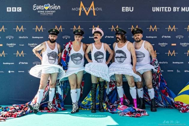 Entertainment Themen der Woche KW18 Entertainment Bilder des Tages May 7, 2023, Liverpool, United Kingdom: Croatia entrant Lets 3 at the Eurovision Song Contest 2023 opening Turquoise Carpet event, in which host city Liverpool welcomes all 37 acts. Liverpool United Kingdom - ZUMAp211 20230507_zap_p211_003 Copyright: xAndyxVonxPipx