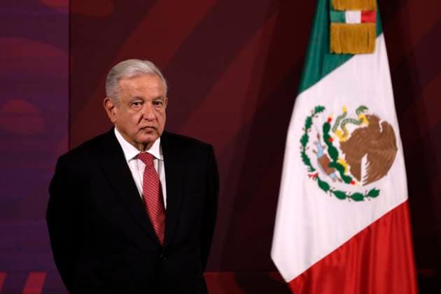 May 8, 2023, Mexico City, Mexico: Mexican President Andres Manuel Lopez Obrador at the press conference at the National Palace in Mexico City, Mexico. on May 8, 2023 in Mexico City, Mexico Mexico City Mexico - ZUMAe321 20230508_zia_e321_027 Copyright: xLuisxBarronx