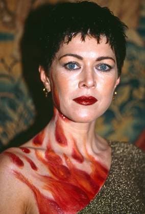 Anja Kruse, deutsche Schauspielerin, Deutschland um 1996. Copyright: HartwigxValdmanis Nur redaktionelle Nutzung. Editorial usage only. VAL_720001068
