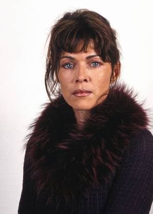 Schauspielerin Anja Kruse bei einem Studiofotoshooting, Deutschland um 1994. Copyright: HartwigxValdmanis Nur redaktionelle Nutzung. Editorial usage only. VAL_720001069