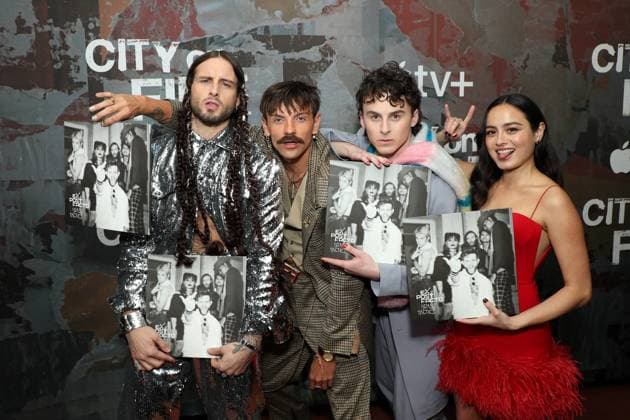 Bilder des Jahres 2023, Entertainment 05 Mai Entertainment Themen der Woche KW19 Special Screening of the Apple TV+ thrilling drama series City on Fire at the Alamo Drafthouse. City on Fire will make its global debut on May 12, 2023. Featuring: Nico Tortorella, Max Milner, Wyatt Oleff and Chase Sui Wonders Where: Brooklyn, New York, United States When: 09 May 2023 Credit: Marion Curtis StarPix for Apple startraksphoto.com Copyright: xMarionxCurtisx xStarPixxforxApplex 52701231 EDITORIAL USE ONLY. NOT FOR USE BY NEWSPAPERS BASED IN THE UK.