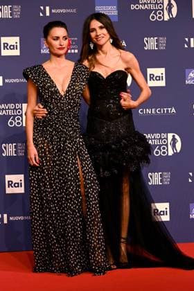 Photo IPP Gioia Botteghi Rome 10 05 2023 David di Donatello awards red carpet in photo Penelope Cruz and Gregoria Toledo Italy Photo Press World Copyright  0