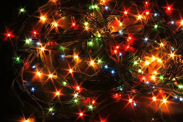 nice xmas background from the color lights Copyright: xJirixVaclavekx xDesignxPicsx , 30940730 Copyright: JirixVaclavekx xDesignxPics 30940730