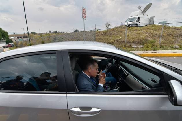 Mexiko, mögliche Freilassung von Hector Luis Palma -Eindrücke vom Hochsicherheitsgefängnis Altiplano May 10, 2023 Almoloya de JuoÂ¡rez , Mexico : Joso Gabriel MartoÂ­nez HernoÂ¡ndez, lawyer for drug trafficker Ho ctor Luis El GoÂ¼ero Palma during a conference with the media outside the Federal Center for Social Readaptation No. 1 El Altiplano . on May 10, 2023 in Almoloya de JuoÂ¡rez, Mo xico. Almoloya de Juarez Mexico - ZUMAe321 20230511_zia_e321_014 Copyright: xArturoxHernandezx