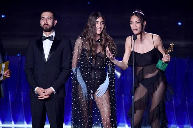 Rome: Lumina Studies. 68th edition of the David di Donatello awards. Telecast . In the photo : Emanuele Triglia ,Joan Thiele and Elodie  Copyright: xMaurizioxD Avanzox xipa-agency.nx xDxAvanzo Provvisionato Landix IPA_IPA37860668