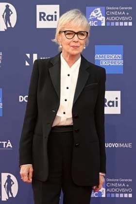 May 10, 2023, Rome, Italy: Piera Detassis attends the red carpet of Premi Davide di Donatello 2023 at CinecittÃ Lumina Studios. Rome Italy - ZUMAs197 20230510_zaa_s197_305 Copyright: xMarioxCartellix