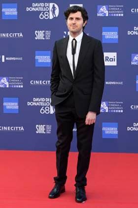 May 10, 2023, Rome, Italy: Lorenzo Tardella attends the red carpet of Premi Davide di Donatello 2023 at CinecittÃ Lumina Studios. Rome Italy - ZUMAs197 20230510_zaa_s197_313 Copyright: xMarioxCartellix