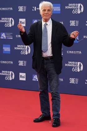 May 10, 2023, Rome, Italy: Michele Placido attends the red carpet of Premi Davide di Donatello 2023 at CinecittÃ Lumina Studios. Rome Italy - ZUMAs197 20230510_zaa_s197_326 Copyright: xMarioxCartellix