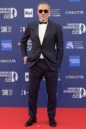 May 10, 2023, Rome, Italy: Filippo Timi attends the red carpet of Premi Davide di Donatello 2023 at CinecittÃ Lumina Studios. Rome Italy - ZUMAs197 20230510_zaa_s197_357 Copyright: xMarioxCartellix