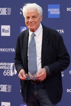 May 10, 2023, Rome, Italy: Michele Placido attends the red carpet of Premi Davide di Donatello 2023 at CinecittÃ Lumina Studios. Rome Italy - ZUMAs197 20230510_zaa_s197_368 Copyright: xMarioxCartellix