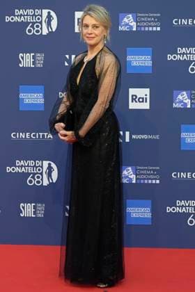 May 10, 2023, Rome, Italy: Margherita Buy attends the red carpet of Premi Davide di Donatello 2023 at CinecittÃ Lumina Studios. Rome Italy - ZUMAs197 20230510_zaa_s197_372 Copyright: xMarioxCartellix