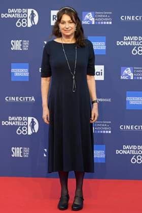 May 10, 2023, Rome, Italy: Francesca Archibugi attends the red carpet of Premi Davide di Donatello 2023 at CinecittÃ Lumina Studios. Rome Italy - ZUMAs197 20230510_zaa_s197_375 Copyright: xMarioxCartellix