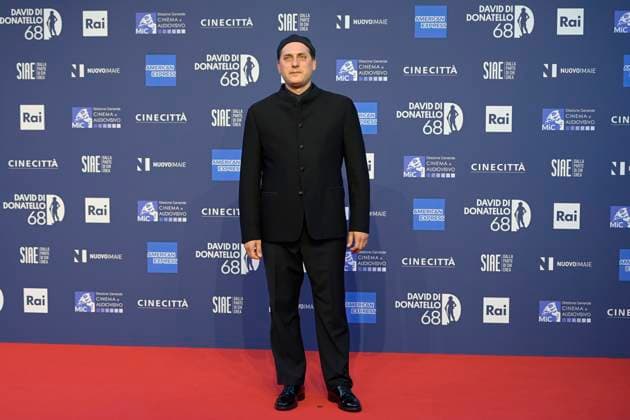 May 10, 2023, Rome, Italy: Luca Marinelli attends the red carpet of Premi Davide di Donatello 2023 at CinecittÃ Lumina Studios. Rome Italy - ZUMAs197 20230510_zaa_s197_381 Copyright: xMarioxCartellix