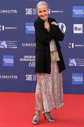 May 10, 2023, Rome, Italy: Aurora Quattrocchi attends the red carpet of Premi Davide di Donatello 2023 at CinecittÃ Lumina Studios. Rome Italy - ZUMAs197 20230510_zaa_s197_439 Copyright: xMarioxCartellix