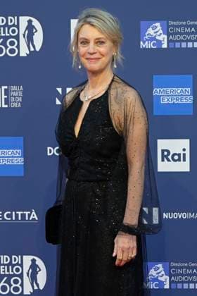 May 10, 2023, Rome, Italy: Margherita Buy attends the red carpet of Premi Davide di Donatello 2023 at CinecittÃ Lumina Studios. Rome Italy - ZUMAs197 20230510_zaa_s197_447 Copyright: xMarioxCartellix