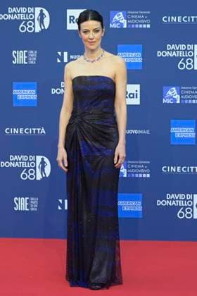 May 10, 2023, Rome, Italy: Barbara Ronchi attends the red carpet of Premi Davide di Donatello 2023 at CinecittÃ Lumina Studios. Rome Italy - ZUMAs197 20230510_zaa_s197_455 Copyright: xMarioxCartellix