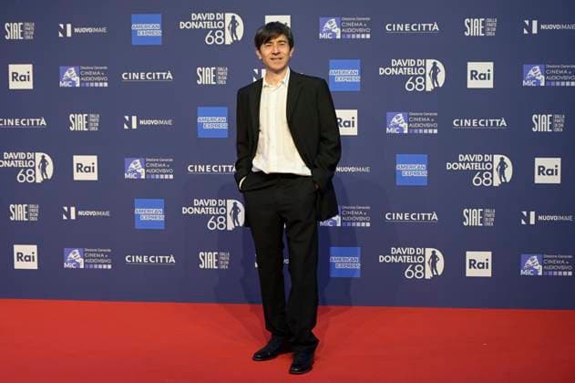 May 10, 2023, Rome, Italy: Luigi Lo Cascio attends the red carpet of Premi Davide di Donatello 2023 at CinecittÃ Lumina Studios. Rome Italy - ZUMAs197 20230510_zaa_s197_460 Copyright: xMarioxCartellix