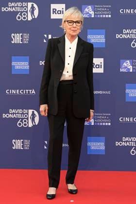May 10, 2023, Rome, Italy: Piera Detassis attends the red carpet of Premi Davide di Donatello 2023 at CinecittÃ Lumina Studios. Rome Italy - ZUMAs197 20230510_zaa_s197_478 Copyright: xMarioxCartellix
