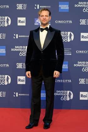May 10, 2023, Rome, Italy: Alessandro Borghi attends the red carpet of Premi Davide di Donatello 2023 at CinecittÃ Lumina Studios. Rome Italy - ZUMAs197 20230510_zaa_s197_492 Copyright: xMarioxCartellix