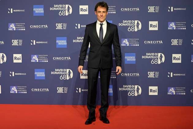 May 10, 2023, Rome, Italy: Elio Germano attends the red carpet of Premi Davide di Donatello 2023 at CinecittÃ Lumina Studios. Rome Italy - ZUMAs197 20230510_zaa_s197_496 Copyright: xMarioxCartellix