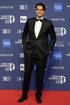 May 10, 2023, Rome, Italy: Matteo Bocelli attends the red carpet of Premi Davide di Donatello 2023 at CinecittÃ Lumina Studios. Rome Italy - ZUMAs197 20230510_zaa_s197_497 Copyright: xMarioxCartellix