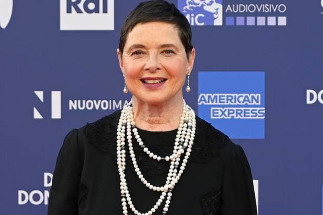 May 10, 2023, Rome, Italy: Isabella Rossellini attends the red carpet of Premi Davide di Donatello 2023 at CinecittÃ Lumina Studios. Rome Italy - ZUMAs197 20230510_zaa_s197_506 Copyright: xMarioxCartellix