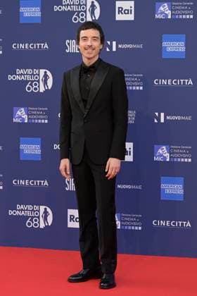May 10, 2023, Rome, Italy: Diodato attends the red carpet of Premi Davide di Donatello 2023 at CinecittÃ Lumina Studios. Rome Italy - ZUMAs197 20230510_zaa_s197_512 Copyright: xMarioxCartellix