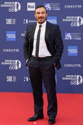 May 10, 2023, Rome, Italy: Francesco Di Leva attends the red carpet of Premi Davide di Donatello 2023 at CinecittÃ Lumina Studios. Rome Italy - ZUMAs197 20230510_zaa_s197_515 Copyright: xMarioxCartellix