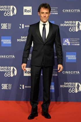May 10, 2023, Rome, Italy: Elio Germano attends the red carpet of Premi Davide di Donatello 2023 at CinecittÃ Lumina Studios. Rome Italy - ZUMAs197 20230510_zaa_s197_525 Copyright: xMarioxCartellix