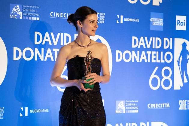 68th David Di Donatello - Winners Photocall Barbara Ronchi attends the 68th David Di Donatello winners photocall on May 10, 2023 in Rome, Italy  Copyright: xLucaxCarlinox originalFilename: carlino-notitle230511_npd0d.jpg