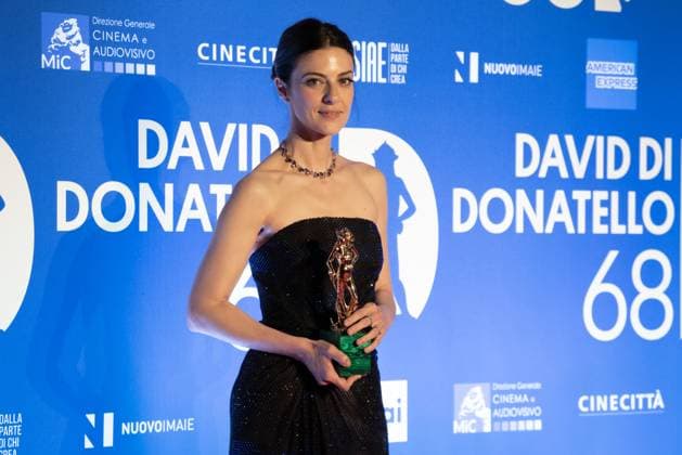 68th David Di Donatello - Winners Photocall Barbara Ronchi attends the 68th David Di Donatello winners photocall on May 10, 2023 in Rome, Italy  Copyright: xLucaxCarlinox originalFilename: carlino-notitle230511_npbpZ.jpg