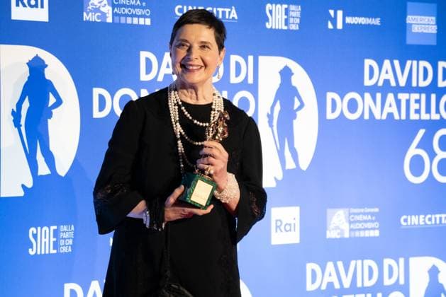 68th David Di Donatello - Winners Photocall Isabella Rossellini attends the 68th David Di Donatello winners photocall on May 10, 2023 in Rome, Italy.  Copyright: xLucaxCarlinox originalFilename: carlino-notitle230511_npK0B.jpg