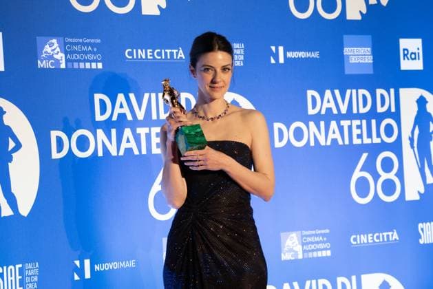 68th David Di Donatello - Winners Photocall Barbara Ronchi attends the 68th David Di Donatello winners photocall on May 10, 2023 in Rome, Italy  Copyright: xLucaxCarlinox originalFilename: carlino-notitle230511_npkZX.jpg