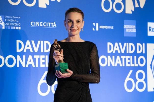 68th David Di Donatello - Winners Photocall Emanuela Fanelli attends the 68th David Di Donatello winners photocall on May 10, 2023 in Rome, Italy.  Copyright: xLucaxCarlinox originalFilename: carlino-notitle230511_npXie.jpg