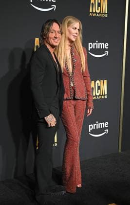 Keith Urban and Nicole Kidman arrive on the red carpet for the 2023 Academy of Country Music Awards at The Star in Frisco, TX on Thursday, May 11, 2023.  FRS2023051101 IANxHALPERIN