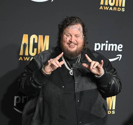 JellyRoll arrives on the red carpet for the 2023 Academy of Country Music Awards at The Star in Frisco, TX on Thursday, May 11, 2023.  FRS2023051116 IANxHALPERIN
