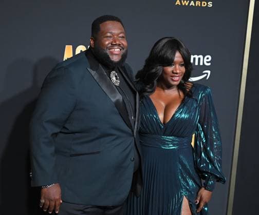 The War and Treaty arrives on the red carpet for the 2023 Academy of Country Music Awards at The Star in Frisco, TX on Thursday, May 11, 2023.  FRS2023051118 IANxHALPERIN