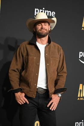Chase Rice arrives on the red carpet for the 2023 Academy of Country Music Awards at The Star in Frisco, TX on Thursday, May 11, 2023.  FRS2023051120 IANxHALPERIN