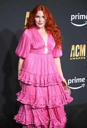 arrives on the red carpet for the 2023 Academy of Country Music Awards at The Star in Frisco, TX on Thursday, May 11, 2023.  FRS2023051129 IANxHALPERIN