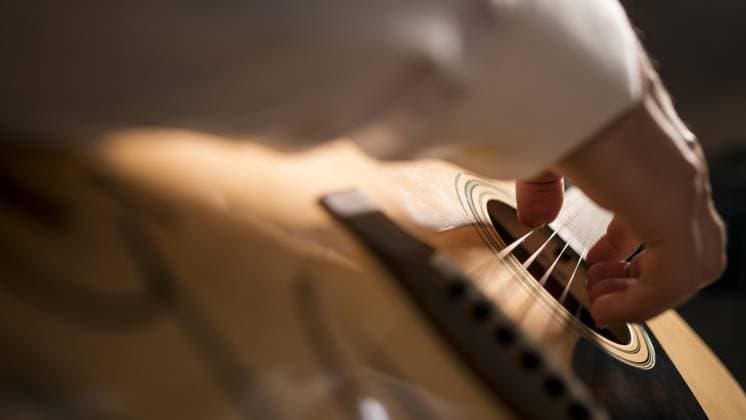 Sideways Close up Man Person plays Guitar, Resolution and high Quality Beautiful Photo Copyright: imageBROKER/OleksandrxLatkun ibxole08511331.jpg