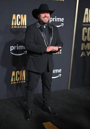 Mitchell Tenpenny arrives on the red carpet for the 2023 Academy of Country Music Awards at The Star in Frisco, TX on Thursday, May 11, 2023.  FRS2023051133 IANxHALPERIN