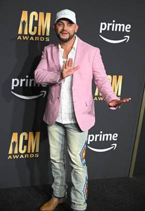 Frank Ray arrives on the red carpet for the 2023 Academy of Country Music Awards at The Star in Frisco, TX on Thursday, May 11, 2023.  FRS2023051138 IANxHALPERIN