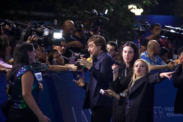 May 11, 2023, Mexico City, Mexico: Actor Javier Bardem attends the red carpet of The little Mermaid film premiere at Toreo Parque Central. on May 11, 2023 in Mexico City, Mexico. Mexico City Mexico - ZUMAe321 20230512_zia_e321_001 Copyright: xJulianxLopezx