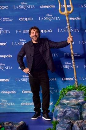 May 11, 2023, Mexico City, Mexico: Actor Javier Bardem attends the red carpet of The little Mermaid film premiere at Toreo Parque Central. on May 11, 2023 in Mexico City, Mexico. Mexico City Mexico - ZUMAe321 20230512_zia_e321_008 Copyright: xJulianxLopezx