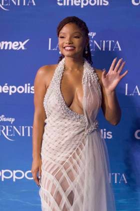 May 11, 2023, Mexico City, Mexico: Actress Halle Bailey attends the red carpet of The little Mermaid film premiere at Toreo Parque Central. on May 11, 2023 in Mexico City, Mexico. Mexico City Mexico - ZUMAe321 20230512_zia_e321_023 Copyright: xJulianxLopezx